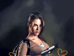 Lara Croft drawing