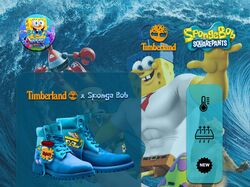 Інфографіка Timberland x SpongeBob
