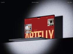 Artelly website design