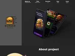 Мобильное приложение по доставке еды Burger Farm