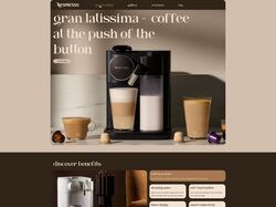 coffee machine landing