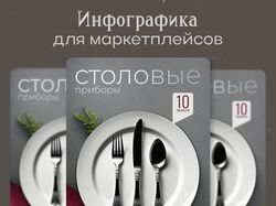 Инфографика столовые приборы