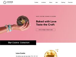 Адаптивная вёрстка корпоративного сайта Cookie