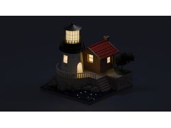 Night Lighthouse