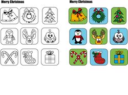 Піктограми на тему "Merry Christmas"
