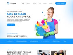Адаптивная верстка "Cleanex"