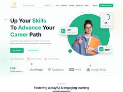 Адаптивная верстка многостраничного сайта "E-learning"