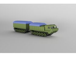 3-D модель снегоболотохода