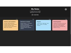 MyNotes. Сайт для создания заметок