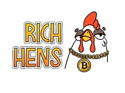 Логотип для блокчейн-игры Rich Hens