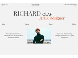 Сайт візитка "RICHARD"