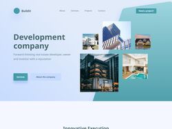 Багатосторінковий сайт "Buildit"