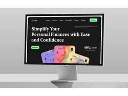 UX/UI design I Finance Landing Page