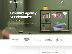 Адаптивная верстка landing Page WEBOVIO