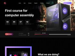 Адаптивная верстка landing Page Online Course