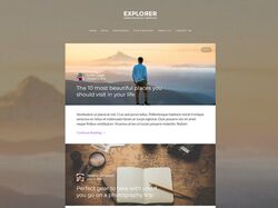 Адаптивная верстка landing Page Expolorer