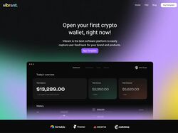 Адаптивная верстка landing Page VIBRANT