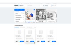 Дизайн интернет магазина по продаже климатической техники