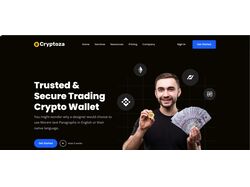 Cryptoza Landing Page