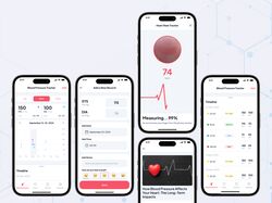 Дизайн мобильного приложения Blood Pressure Tracker