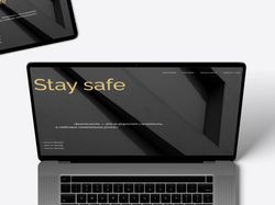 Адаптивная вёрстка анимированного сайта Stay safe