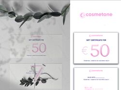 сертифікат для магазину косметики Cosmeton