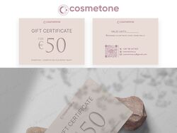 сертифікат для магазину косметики Cosmeton