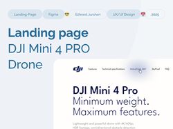 Одностраничный сайт: DJI Mini 4 Pro