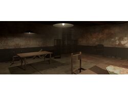 A small location from a scary game
