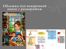 Дизайн обложки и разворота для кулинарной книги
