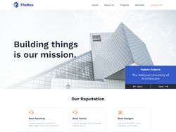 Сайт-визитка строительной компании