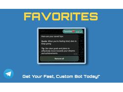 Custom Telegram Bot  Цитаты, советы, случайные фразы