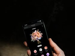 Дизайн для mini app приложение сервиса доставки цветов
