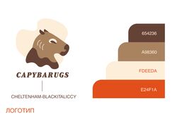 Айдентика для компании "CAPYBARUGS"