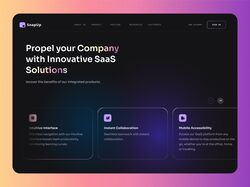 Website Saas UX UI Web Design