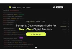 Fedos - Сайт для Software House