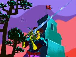 A series of illustrations for The Sword of Moon Dreams tale