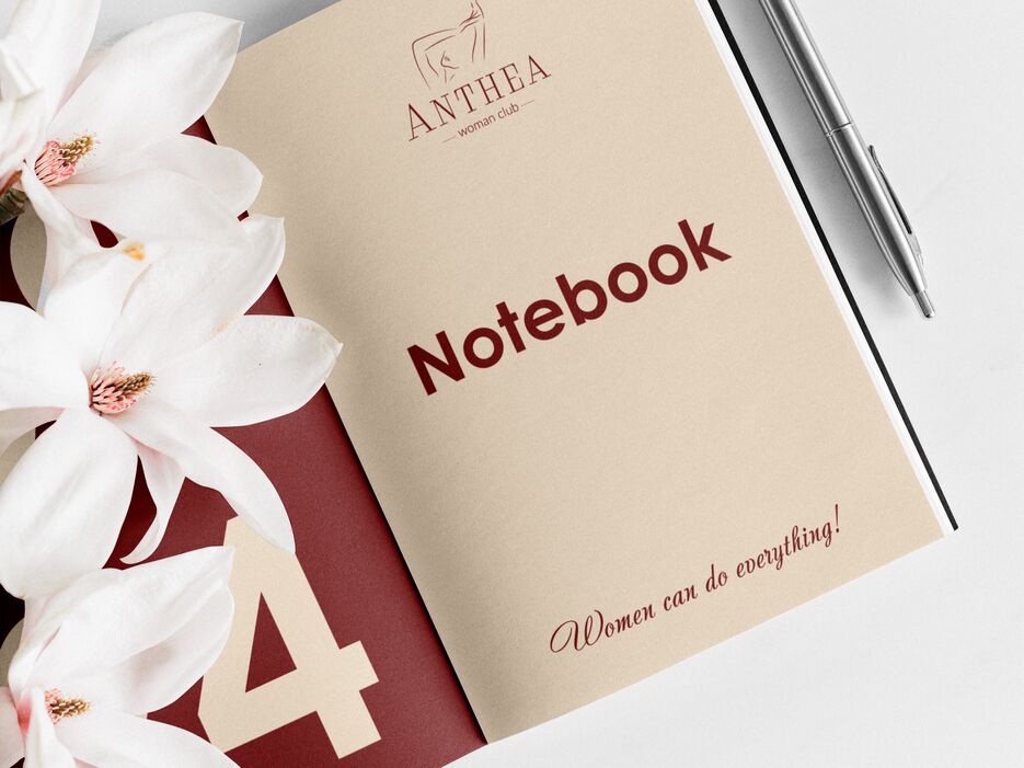 Notebook with Flowers Mockup.png