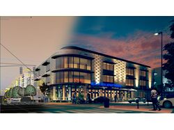 Hotel 3d visualisation. Визуализация отеля