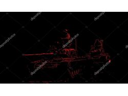Vector art "Tank-crews"