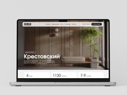 Лендинг и разработка презентации для ЖК Крестовский //2025