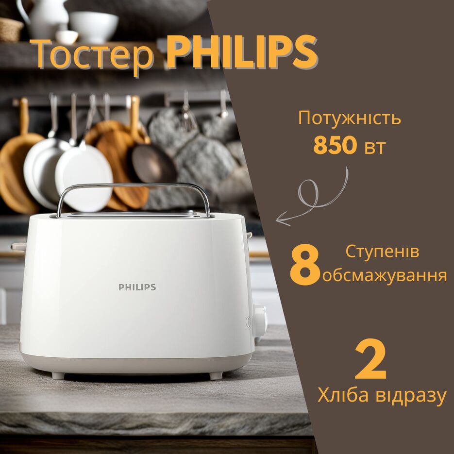 Компактний тостер PHILIPS HD258100.png