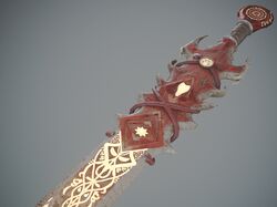 "Demonic Abyss Blade Low-Poly 3D Model (Game-Ready)"