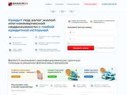 Bankir24 - сайт финансового сервиса