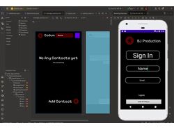 Форма регистрации на Java для системы Android