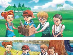 Иллюстации к детской книге