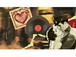 Long-Distance Romance (Collage poster)