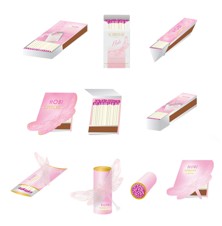 Спички Sobranie, Gallaher Ukraine.jpg