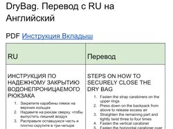 Перевод на английский