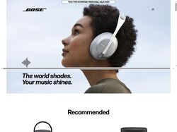 Сайт компании BOSE
